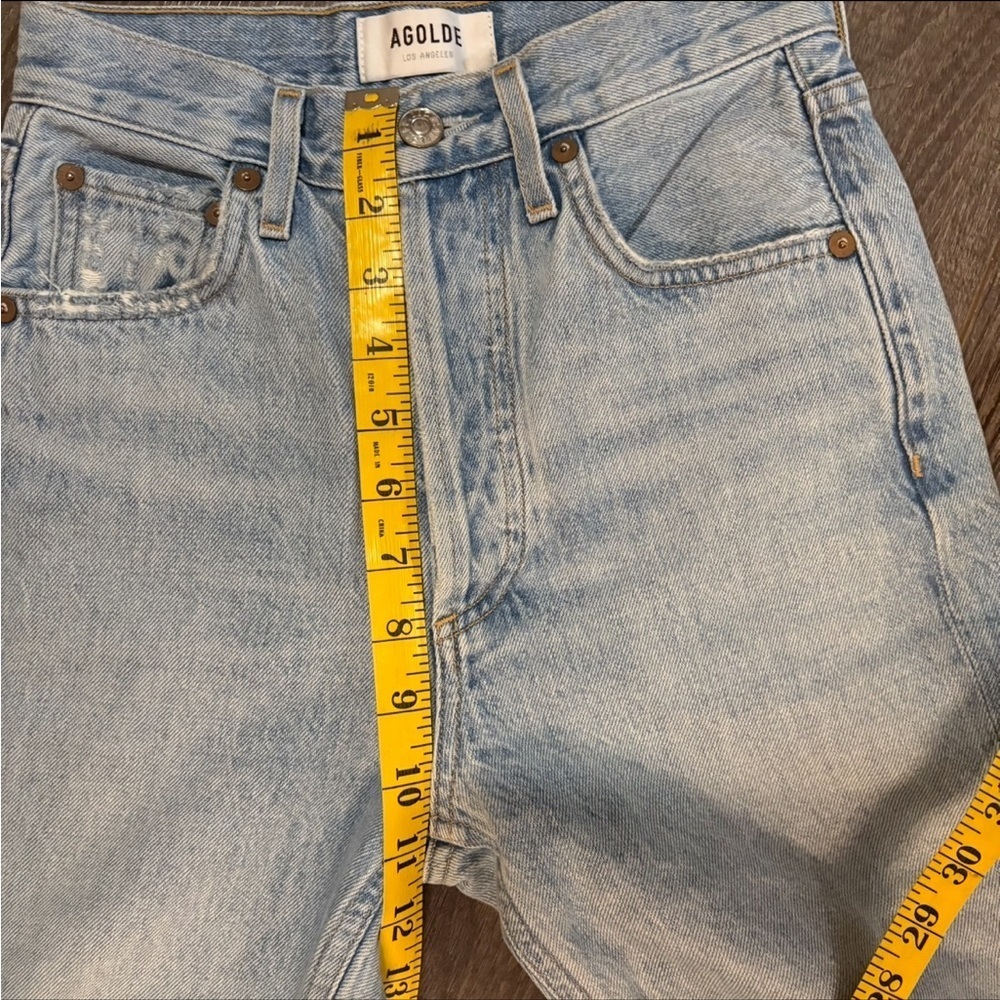 Agolde Riley Hi Rise Straight Crop Shatter size 22 - Picture 12 of 14